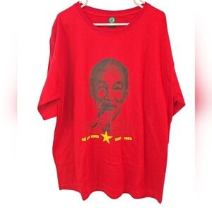 NWOT ARTWEAR HO CHI MINH 1890-1969 GRAPGIC T-SHIRT. SIZE XXXL.